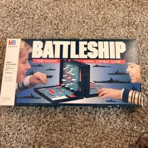 Vintage Battleship Milton Bradley 1990 100% Complete Classic Naval Combat Game -
